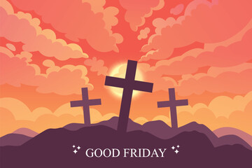 Good Friday background.