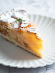 piece of cake on a plate	