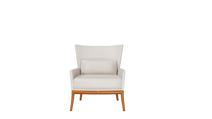 Modern Chair transparent background, Armchair PNG ,3d render