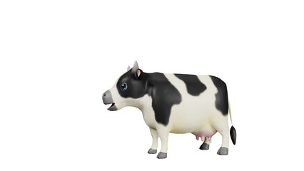 cow toy ,png,3d render