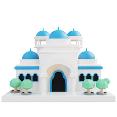 3D Illustration Mosque