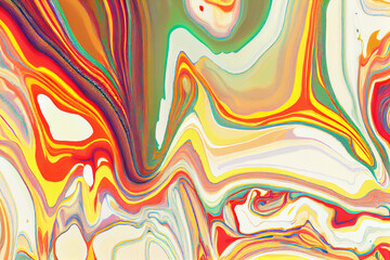 abstract marbling colorful pattern. generative ai