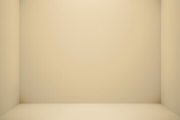 Empty beige wall background for product display, copy space, design, mockup