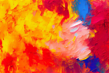 Fototapeta premium Oil paint textures as color abstract background, wallpaper, pattern, art print, etc. High quality details. Abstract textured background.