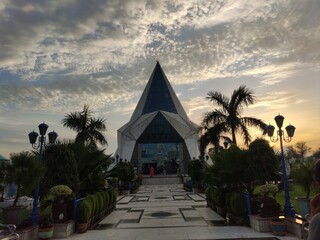 Indian Beautiful and famous Temple 
Star temple in Haryana, India
Natural beauty with sky and temple together 