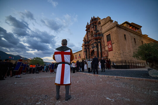 wine horse festivals, in caravaca de la cruz murcia, spain