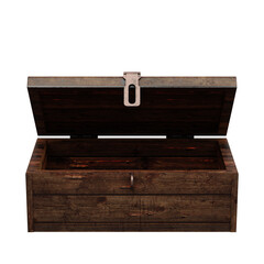 Vintage Wooden Chests & Boxes 3D Graphics