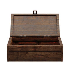 Vintage Wooden Chests & Boxes 3D Graphics