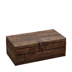 Vintage Wooden Chests & Boxes 3D Graphics