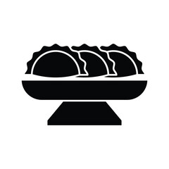 Diwali snack icon design. Murukku snack icon. isolated on white background. vector illustration