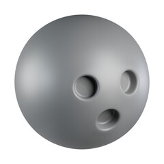 Bowling Ball Equipment 3D Icon