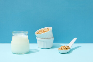 Soy milk and soy, composition for healthy food concept