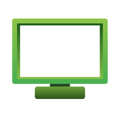 Ramadhan theme blank green monitor screen