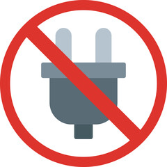 Prohibited Sign Icon