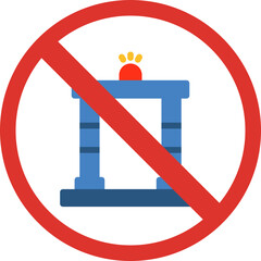 Prohibited Sign Icon