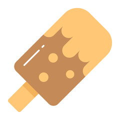 Modern and beautiful icon of ice bar, dessert in editable style