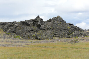 Landscape near Hella near the volcano Hekla