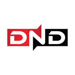 DND Monogram Initial Letters Logo Design