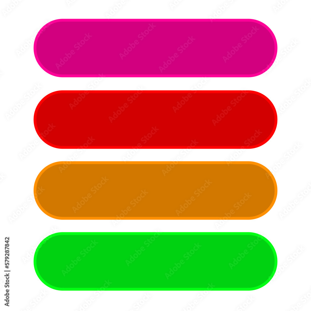 Aufkleber multicolor lower third simple for title text design, lower third template design transparant backgro