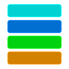 multicolor lower third simple for title text design, lower third template design transparant background, frame text design png