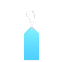 price tag 3d rendering