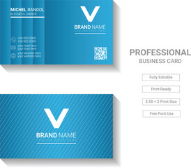 Modern Business Card Template Design for your Company