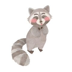Racoon Watercolor