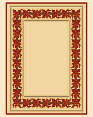 Ornamental border frame 01