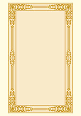 Ornamental border frame vintage 03