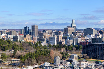 Obraz premium 仙台市遠望