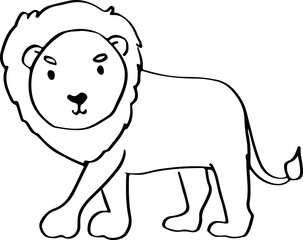 Lion sketch