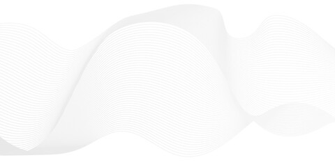 Abstract white paper wave background and abstract gradiant and white wave curve lines banner background design. Vector illustration. Modern template abstract design flowing particles wave.