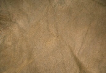 Brown leather cut as background textured and wallpaper. Rustic style
