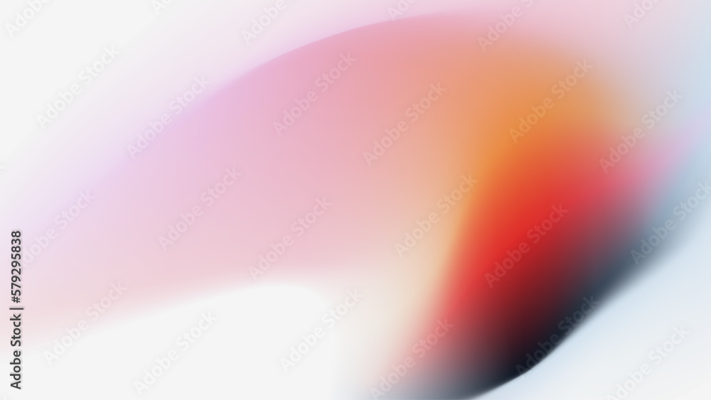 Sticker abstract mesh gradient background with bright warm colors