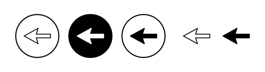 Arrow icon vector illustration. Arrow sign and symbol for web design.