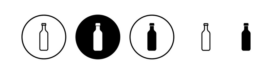 Bottle icon vector illustration. bottle sign and symbol