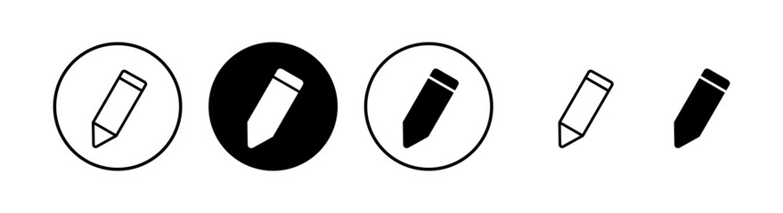 Pencil icon vector illustration. pen sign and symbol. edit icon vector