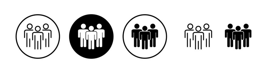 People icon vector illustration. person sign and symbol. User Icon vector