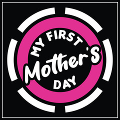 Mother day t-shirt design