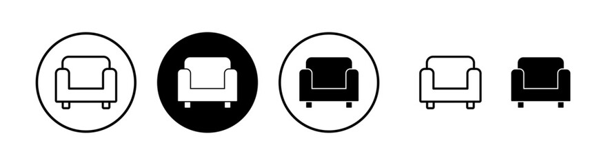 Sofa icon vector illustration. sofa sign and symbol. furniture icon