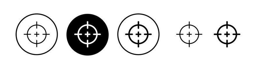 Target icon vector illustration. goal icon vector. target marketing sign and symbol