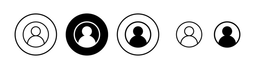 User Icon vector illustration. person sign and symbol. people icon.