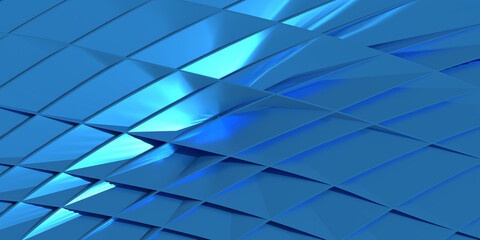 3d abstract blue background