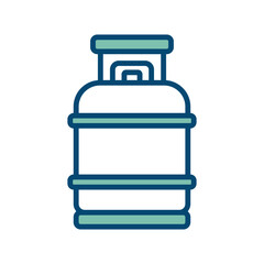 gas tank icon vector design template in white background