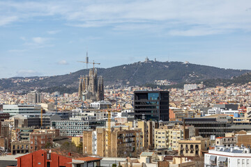 Barcelona skyline from a unique vantage point