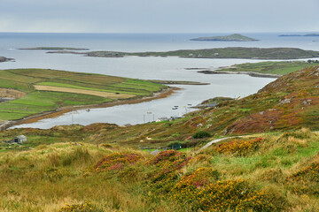 County of Galway; Ireland - september 13 2022 : the  Sky Road