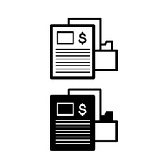 line icons set: finance, business, currency, investment, money, bank, and financial business icons on the white artboard, minimal flat vector jpg icons