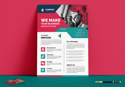 Business Growth Flyer Design Template