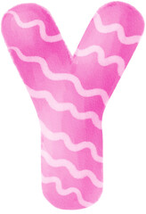 alphabet cute Y watercolor png
