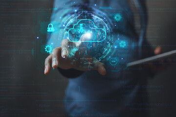 cloud technology concept Global network of metaverse systems exchange of information global business Megatrends on the Internet for Telecommunication	
